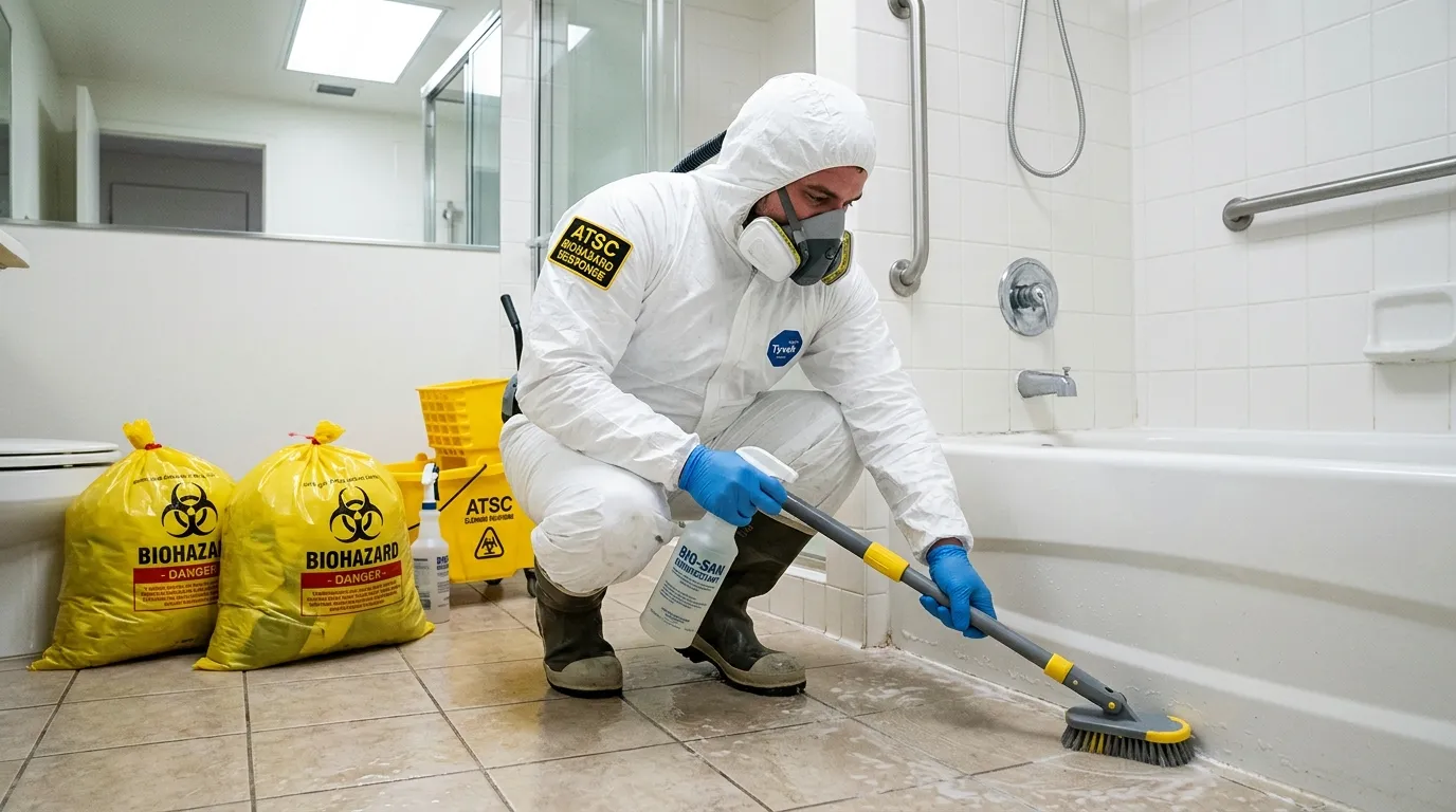 Decontamination equipment deployed for Blood Cleanup in Rockland